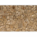 Photo Wallpaper Sunny monolith - composition with texture of stones in beige colour 91167 additionalThumb 5