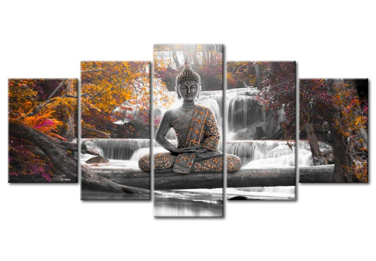 Acrylic print Autumnal Buddha [Glass] 92567