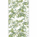 Wall Mural Bamboo thicket - dense composition of tropical leaves on white background 113777 additionalThumb 1