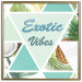 Wall Poster Exotic Vibes (Square) - summer composition with tropical food 114577 additionalThumb 20