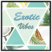 Wall Poster Exotic Vibes (Square) - summer composition with tropical food 114577 additionalThumb 24