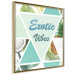 Wall Poster Exotic Vibes (Square) - summer composition with tropical food 114577 additionalThumb 14