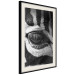 Wall Poster Close-up of a zebra's eye - black and white composition with animal motif 114877 additionalThumb 4