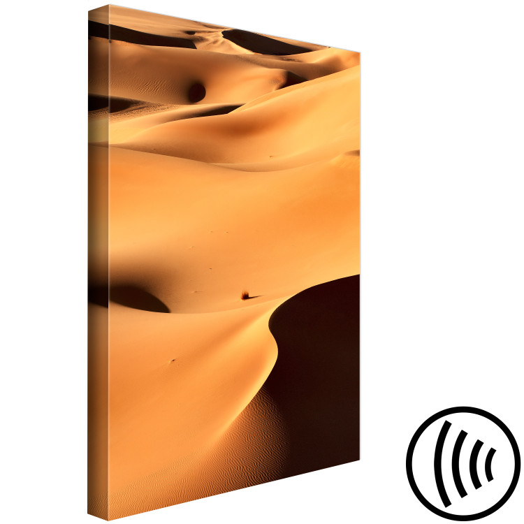 Canvas Print Moroccan sand - a minimalist, monochrome landscape with sand 116477 additionalImage 6