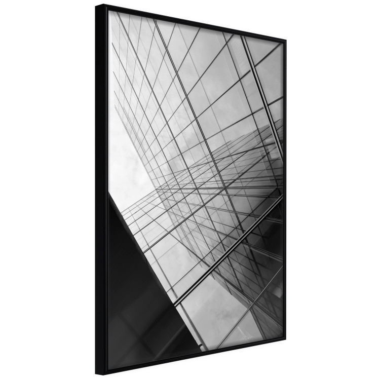 Wall Poster Glass Skyscraper - black and white composition with modern architecture 116677 additionalImage 10