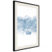 Wall Poster Icy Land - winter landscape of snowy mountains on a uniform background 117777 additionalThumb 3