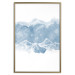 Wall Poster Icy Land - winter landscape of snowy mountains on a uniform background 117777 additionalThumb 20