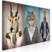 Canvas Print Human animals - fancy portraits of wild and domestic animals 118177 additionalThumb 2