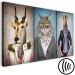 Canvas Print Human animals - fancy portraits of wild and domestic animals 118177 additionalThumb 6