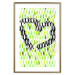 Poster Spring Sign - composition with a painted watercolor green pattern and a heart 118277 additionalThumb 14
