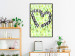Poster Spring Sign - composition with a painted watercolor green pattern and a heart 118277 additionalThumb 5