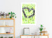 Poster Spring Sign - composition with a painted watercolor green pattern and a heart 118277 additionalThumb 4