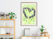 Poster Spring Sign - composition with a painted watercolor green pattern and a heart 118277 additionalThumb 21