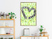 Poster Spring Sign - composition with a painted watercolor green pattern and a heart 118277 additionalThumb 5
