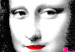 Canvas Art Print Woman in Pop Art (1-part) - Modernist Portrait of Mona Lisa 122377 additionalThumb 5