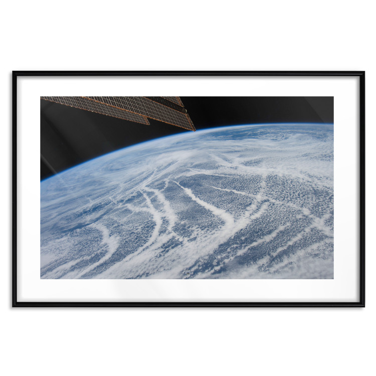 Poster Restless Clouds - planet Earth landscape against backdrop of clouds and space 123177 additionalImage 15