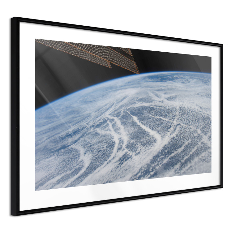 Poster Restless Clouds - planet Earth landscape against backdrop of clouds and space 123177 additionalImage 11