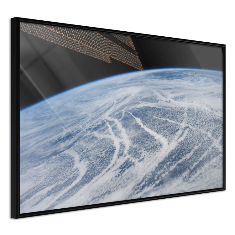 Poster Restless Clouds - planet Earth landscape against backdrop of clouds and space 123177 additionalImage 10