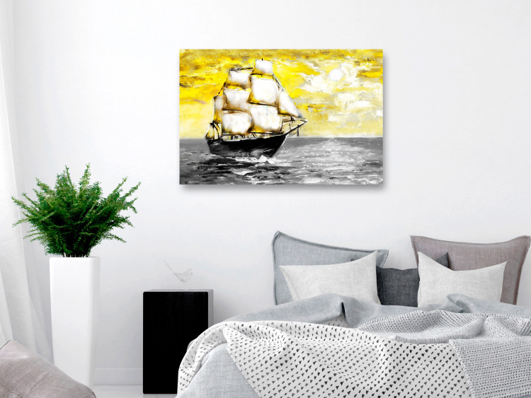Canvas Spring Cruise (1 Part) Wide Yellow 123377 additionalImage 3