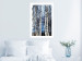 Poster Frosty January - winter forest landscape of light trees against sky 124477 additionalThumb 4