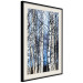 Poster Frosty January - winter forest landscape of light trees against sky 124477 additionalThumb 3