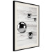 Wall Poster Perfect Balance - abstract metal balls on a wooden background 125177 additionalThumb 3