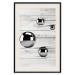 Wall Poster Perfect Balance - abstract metal balls on a wooden background 125177 additionalThumb 18