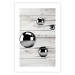 Wall Poster Perfect Balance - abstract metal balls on a wooden background 125177 additionalThumb 19