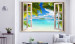 Large canvas print Window: Sea View [Large Format] 128677 additionalThumb 6