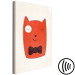Canvas Print Little Elegance (1-piece) Vertical - orange abstract cat 129877 additionalThumb 6