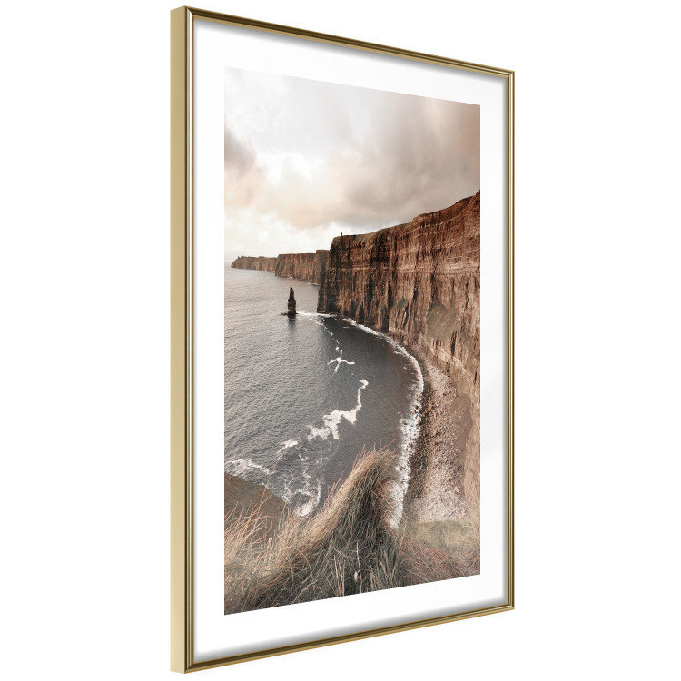 Poster Solitary Cliffs - seascape with large cliffs against a clear sky 130277 additionalImage 7