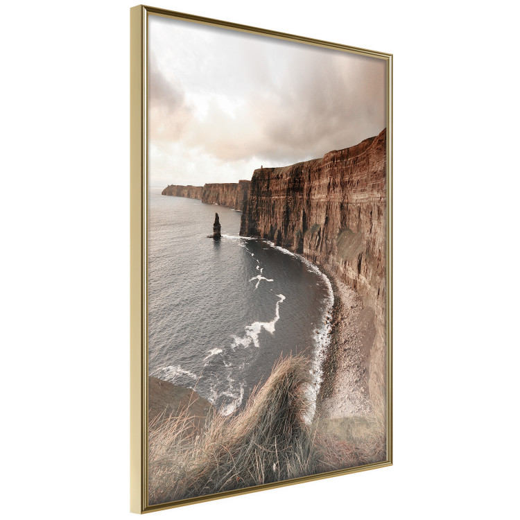 Poster Solitary Cliffs - seascape with large cliffs against a clear sky 130277 additionalImage 12