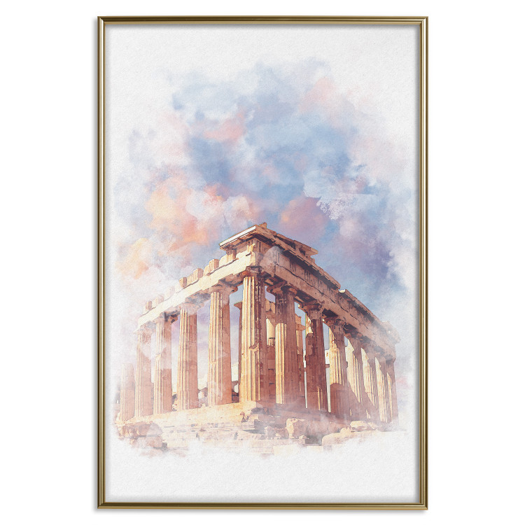 Wall Poster Painted Parthenon - historic building in Athens in watercolor motif 131777 additionalImage 21
