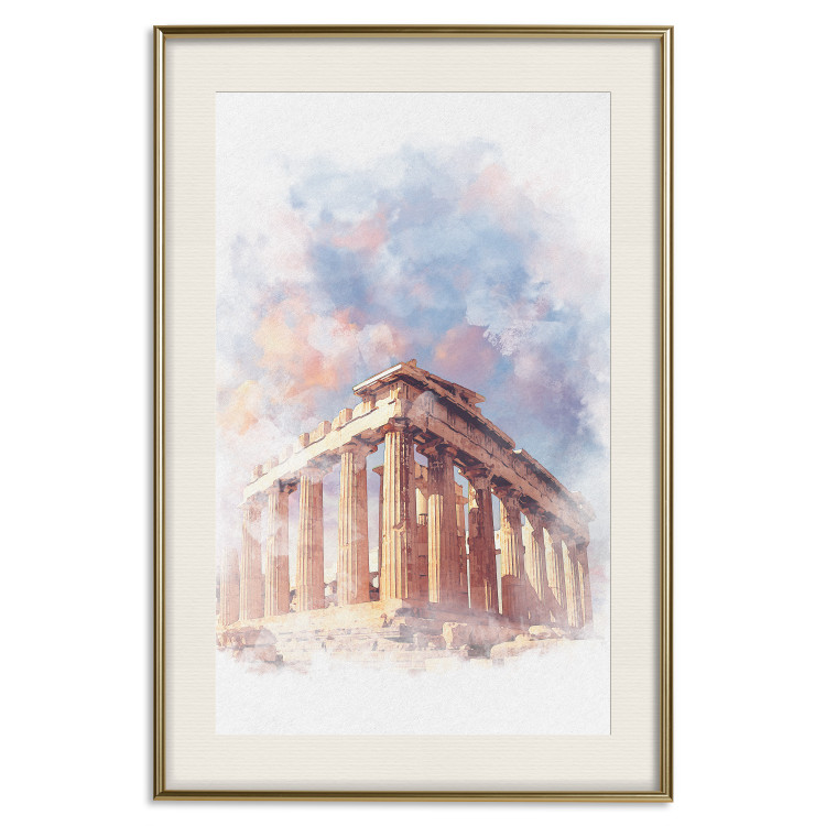 Wall Poster Painted Parthenon - historic building in Athens in watercolor motif 131777 additionalImage 20