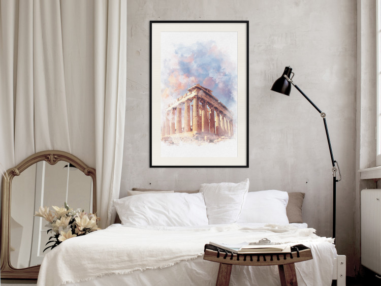 Wall Poster Painted Parthenon - historic building in Athens in watercolor motif 131777 additionalImage 24