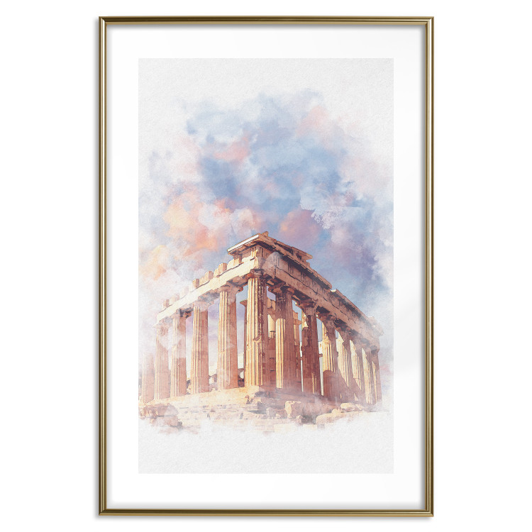 Wall Poster Painted Parthenon - historic building in Athens in watercolor motif 131777 additionalImage 14