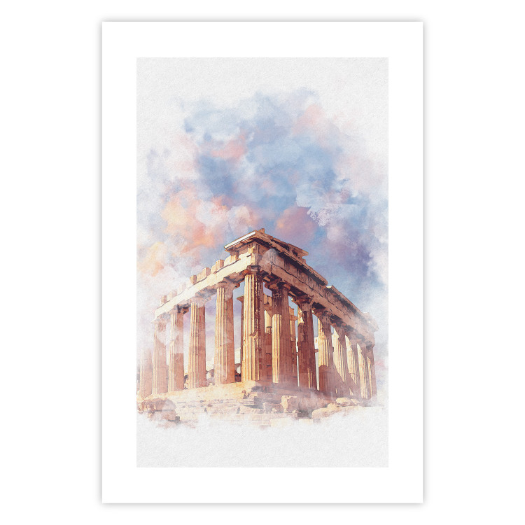 Wall Poster Painted Parthenon - historic building in Athens in watercolor motif 131777 additionalImage 25