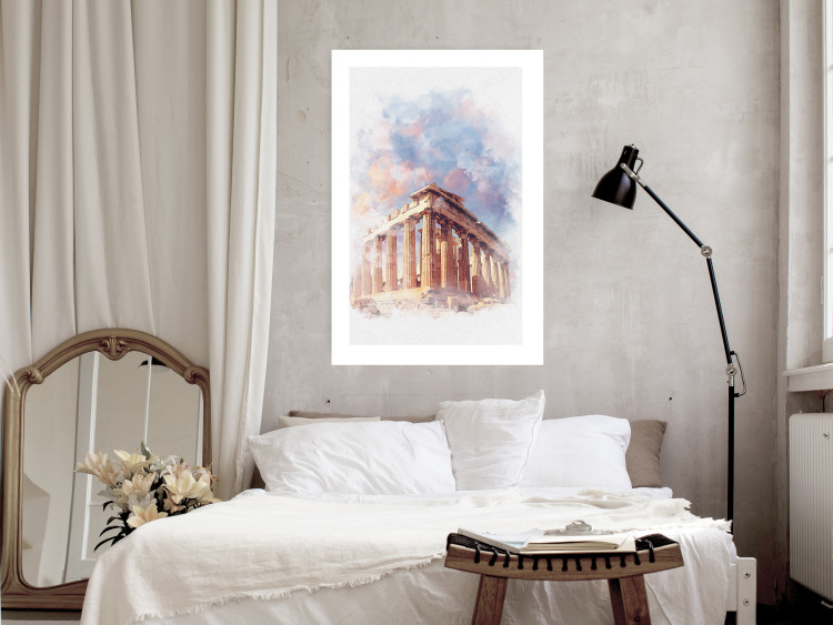 Wall Poster Painted Parthenon - historic building in Athens in watercolor motif 131777 additionalImage 3