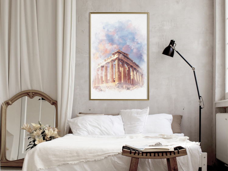 Wall Poster Painted Parthenon - historic building in Athens in watercolor motif 131777 additionalImage 7