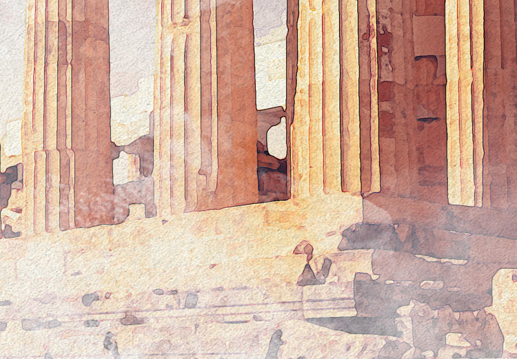 Wall Poster Painted Parthenon - historic building in Athens in watercolor motif 131777 additionalImage 9