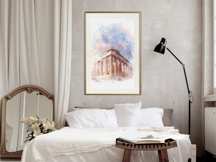 Wall Poster Painted Parthenon - historic building in Athens in watercolor motif 131777 additionalImage 22