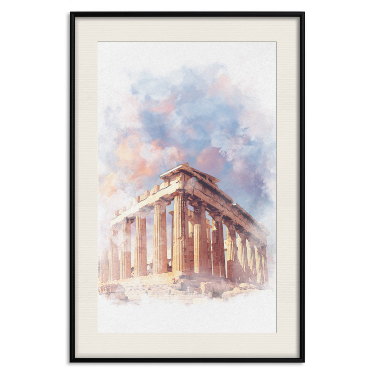 Wall Poster Painted Parthenon - historic building in Athens in watercolor motif 131777 additionalImage 19