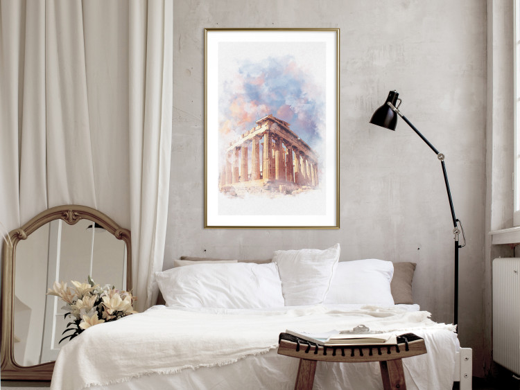 Wall Poster Painted Parthenon - historic building in Athens in watercolor motif 131777 additionalImage 15
