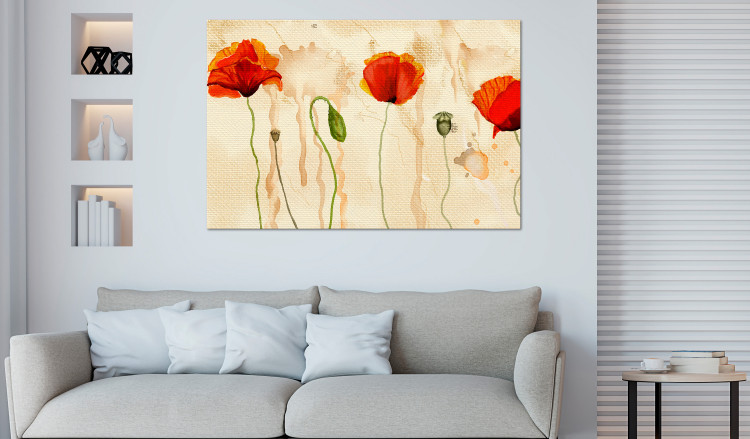 Large canvas print Tears of Poppies [Large Format] 132377 additionalImage 6