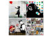 Canvas Banksy Collage (4 Parts) 132477