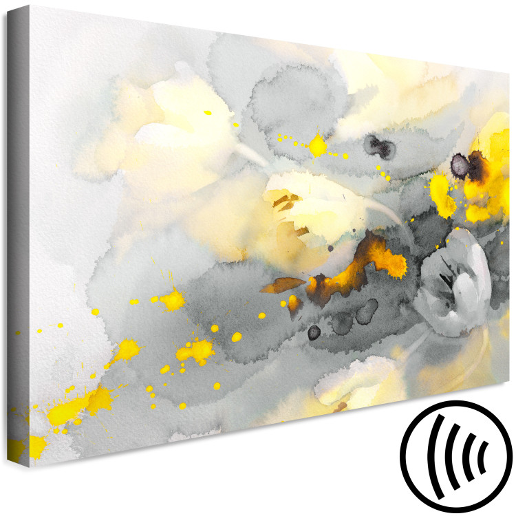 Canvas Art Print Colorful Flower Storm (1-piece) Wide - abstract plants 134777 additionalImage 6