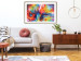Poster Horizontal Galaxies - a colorful abstract with spilled paint texture 137177 additionalThumb 9