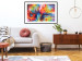 Poster Horizontal Galaxies - a colorful abstract with spilled paint texture 137177 additionalThumb 10