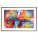 Poster Horizontal Galaxies - a colorful abstract with spilled paint texture 137177 additionalThumb 4