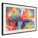 Poster Horizontal Galaxies - a colorful abstract with spilled paint texture 137177 additionalThumb 20